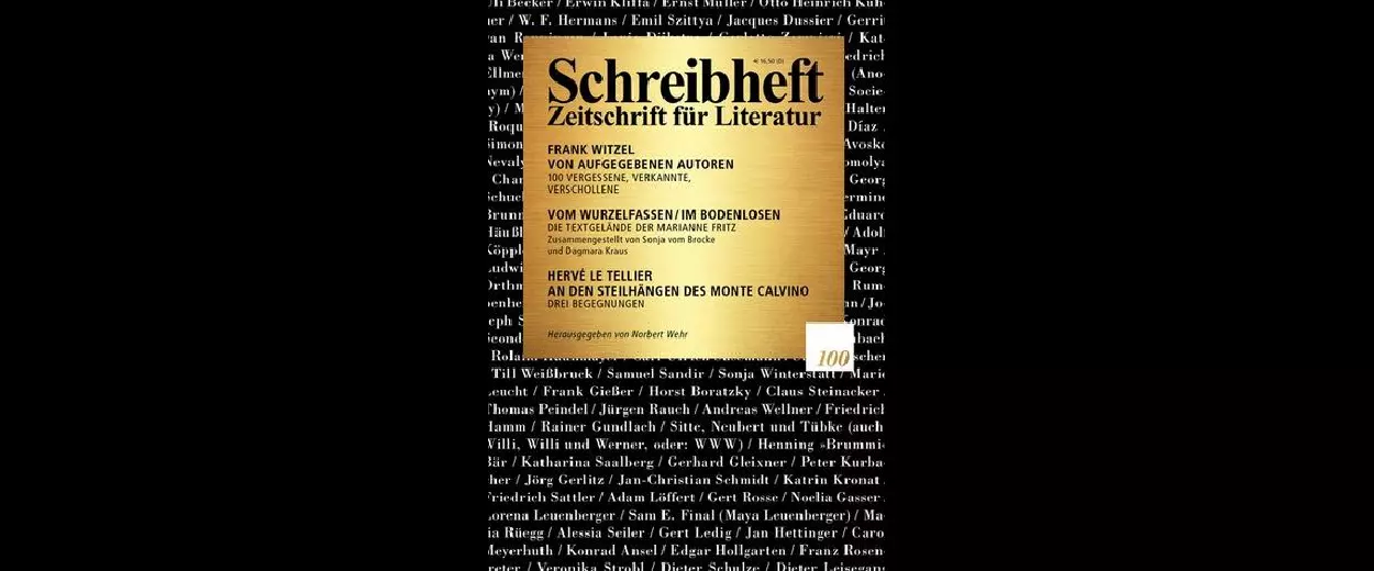 Schreibheft – Zeitschrift für Literatur. Die 100. Ausgabe