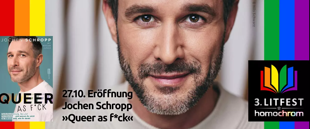 Jochen Schropp liest »Queer as f*ck« 