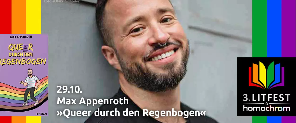 Max Appenroth liest »Queer durch den Regenbogen«