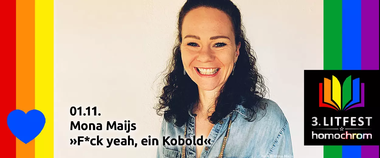 Mona Maijs liest »F*ck yeah, ein Kobold – Gedichte, die queeres Leben feiern«