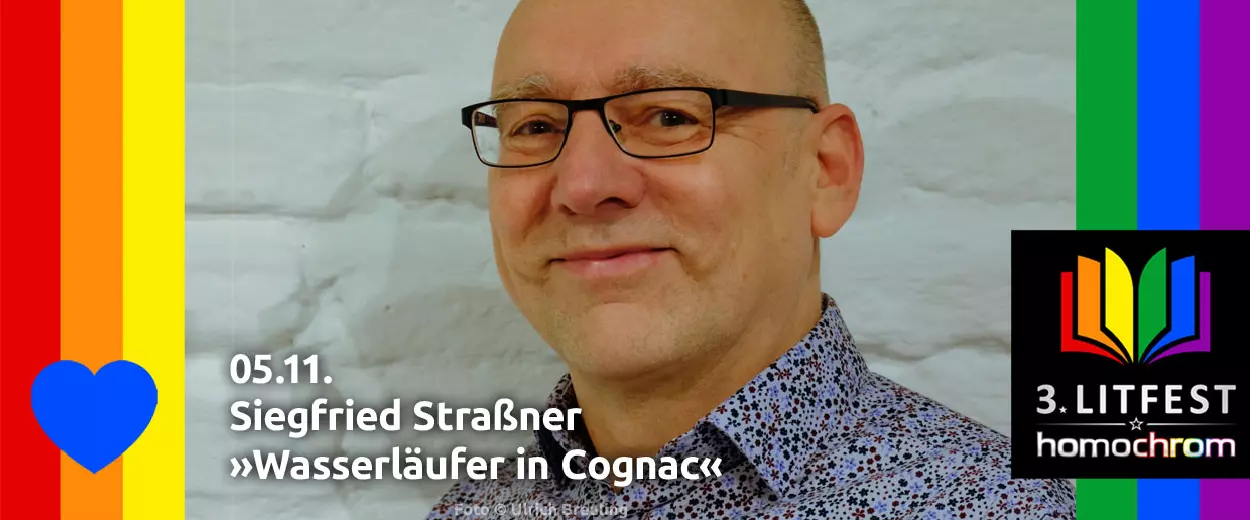 Siegfried Straßner liest »Wasserläufer in Cognac«