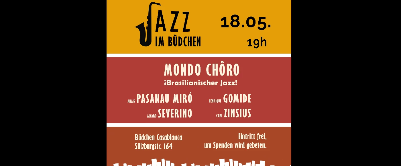 Jazz im Büdchen 05/24 - Mondo Choro