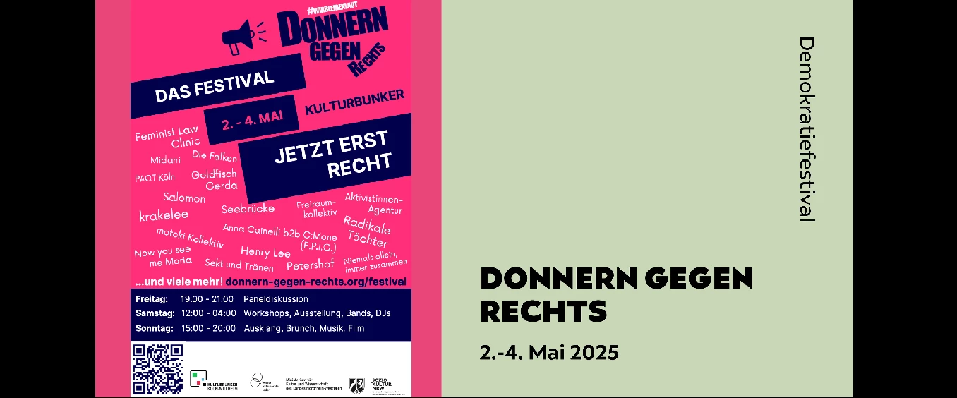 DONNERN GEGEN RECHTS- DAS FESTIVAL