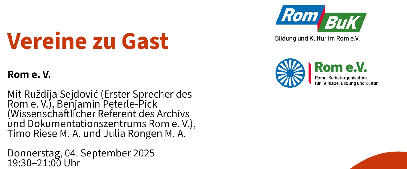 Vereine zu Gast: Rom e. V.