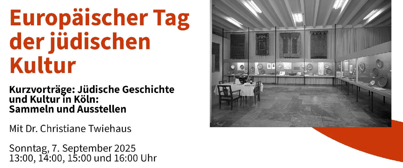 Kurzvorträge am Europäischen Tag der jüdischen Kultur